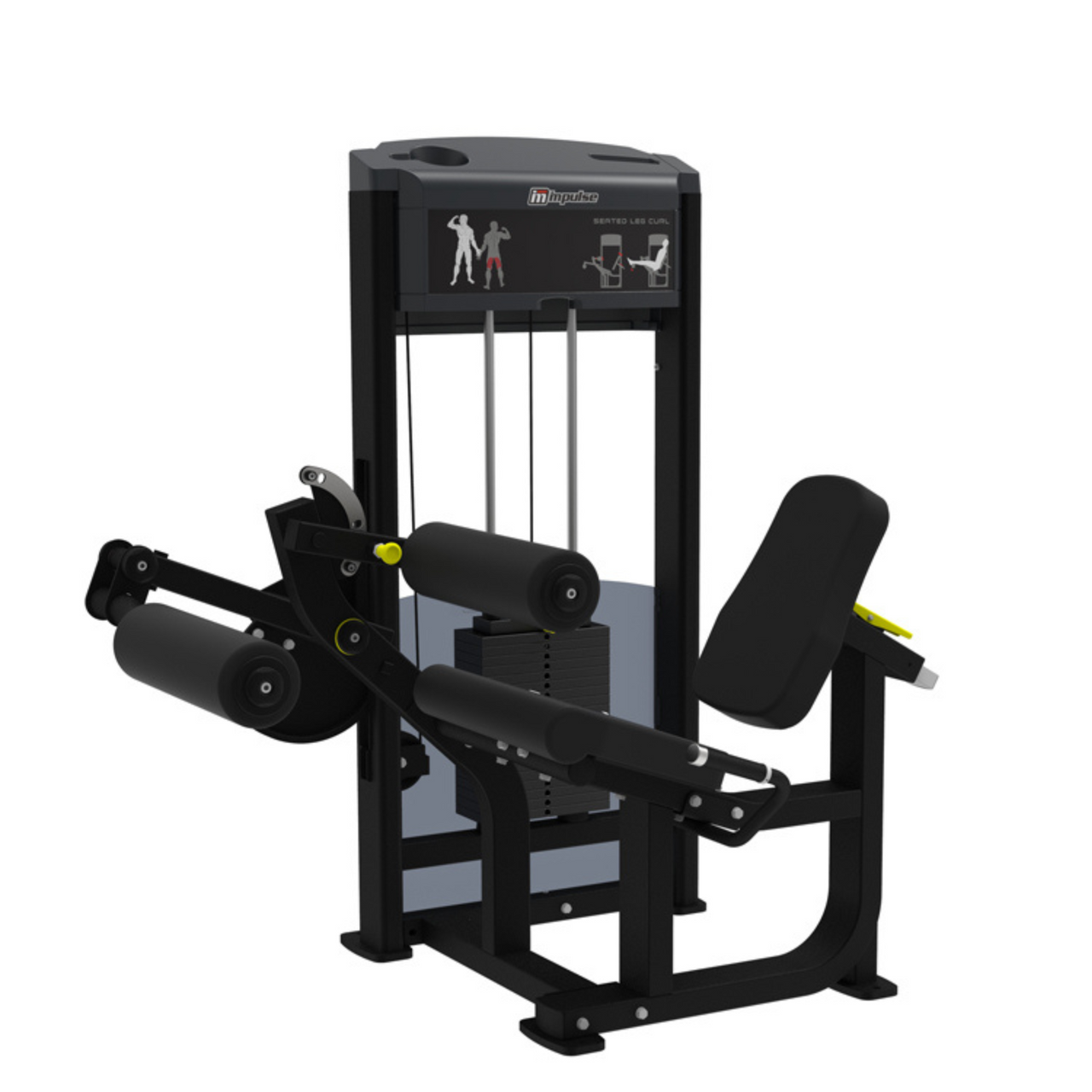 IMPULSE Commercial Pin-Loaded Seated Leg Curl | MADE TO ORDER