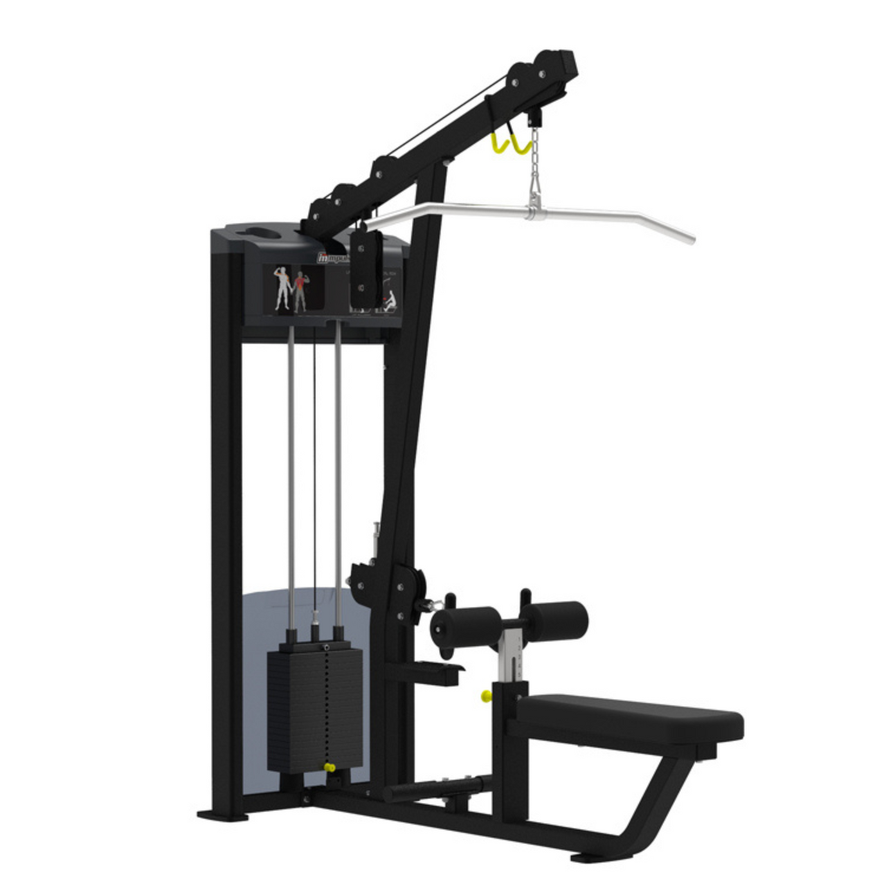 IMPULSE Commercial Pin-Loaded Lat Pull Down Vertical Row | MADE TO ORDER