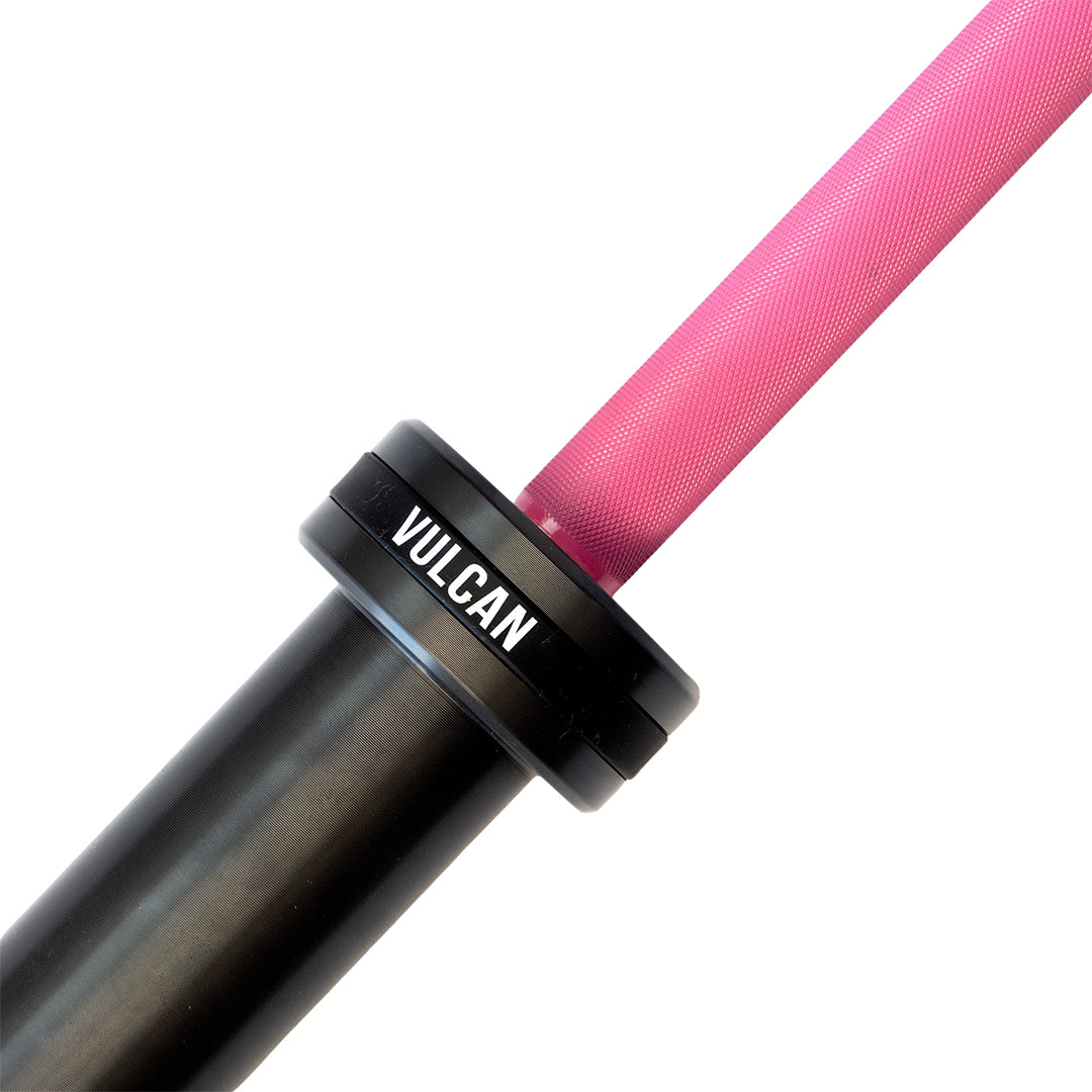 15KG Pink Competition Barbell with Collars Vulcan Fitness
