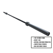 15kg Black Competition Barbell