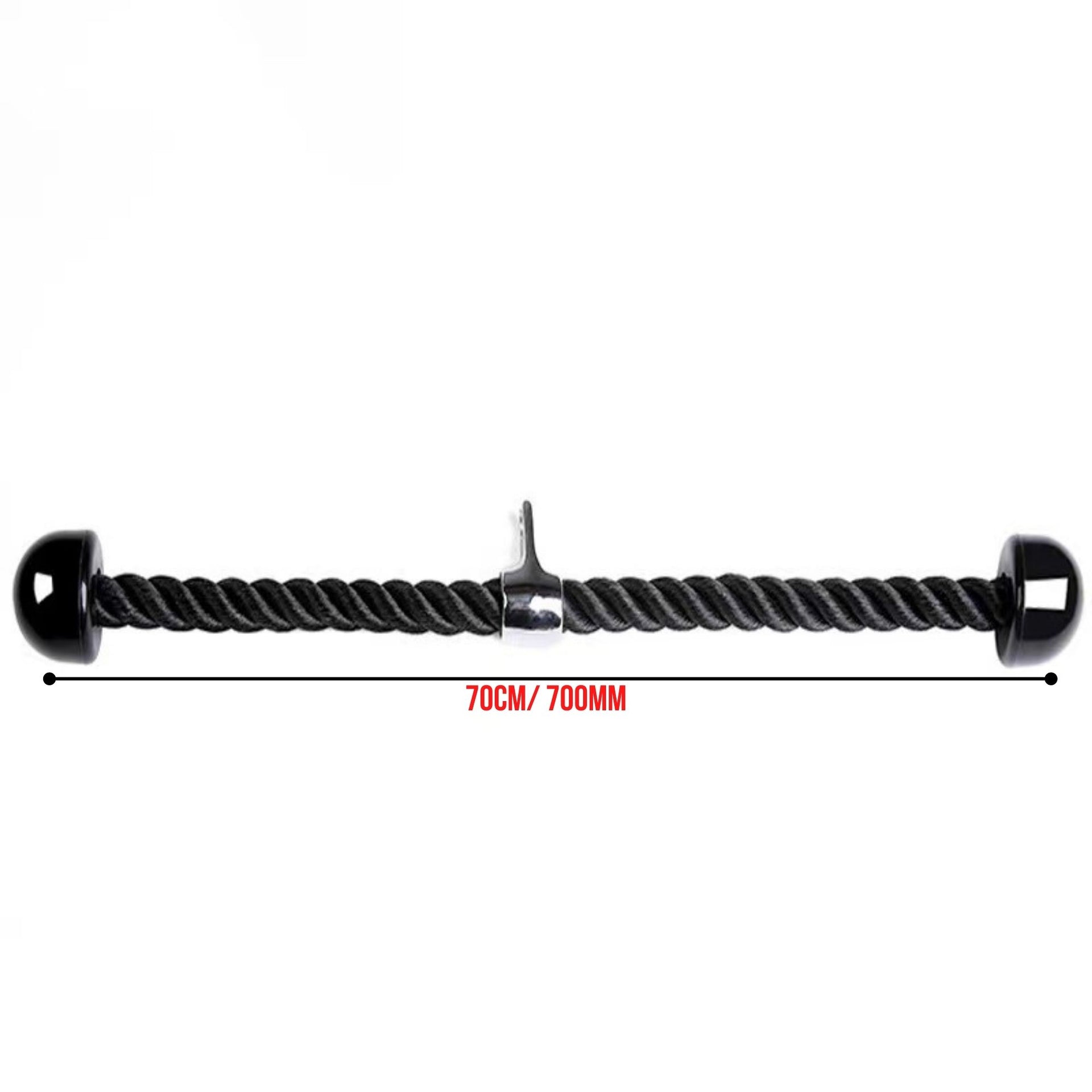 Tricep Pulldown Rope for biceps and abdominal exercises