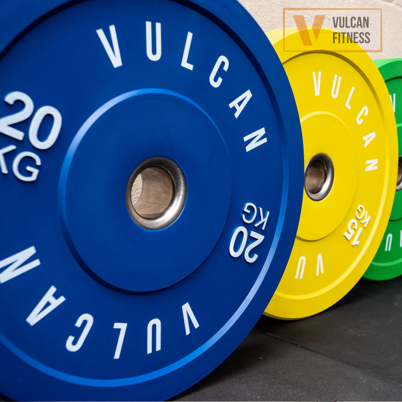 VULCAN Olympic Colour Bumper Plates | IN STOCK