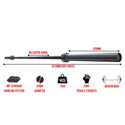 15kg Black Competition Barbell