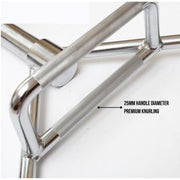 image of a dimensions dead lift trap bar for dead lifts and shrugs
