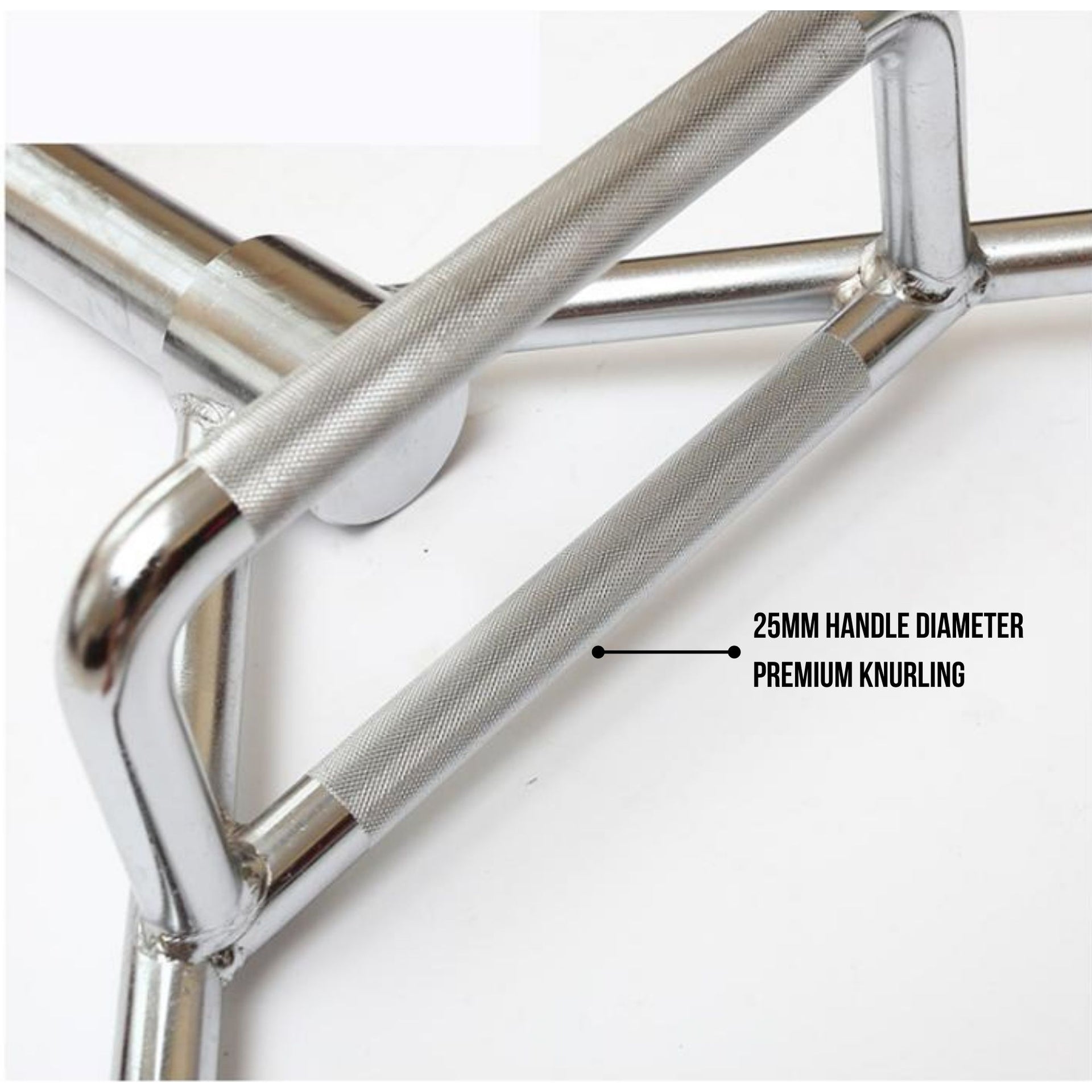 image of a dimensions dead lift trap bar for dead lifts and shrugs