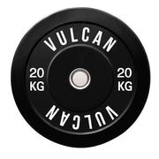 20kg Olympic Black Bumper Plates Set