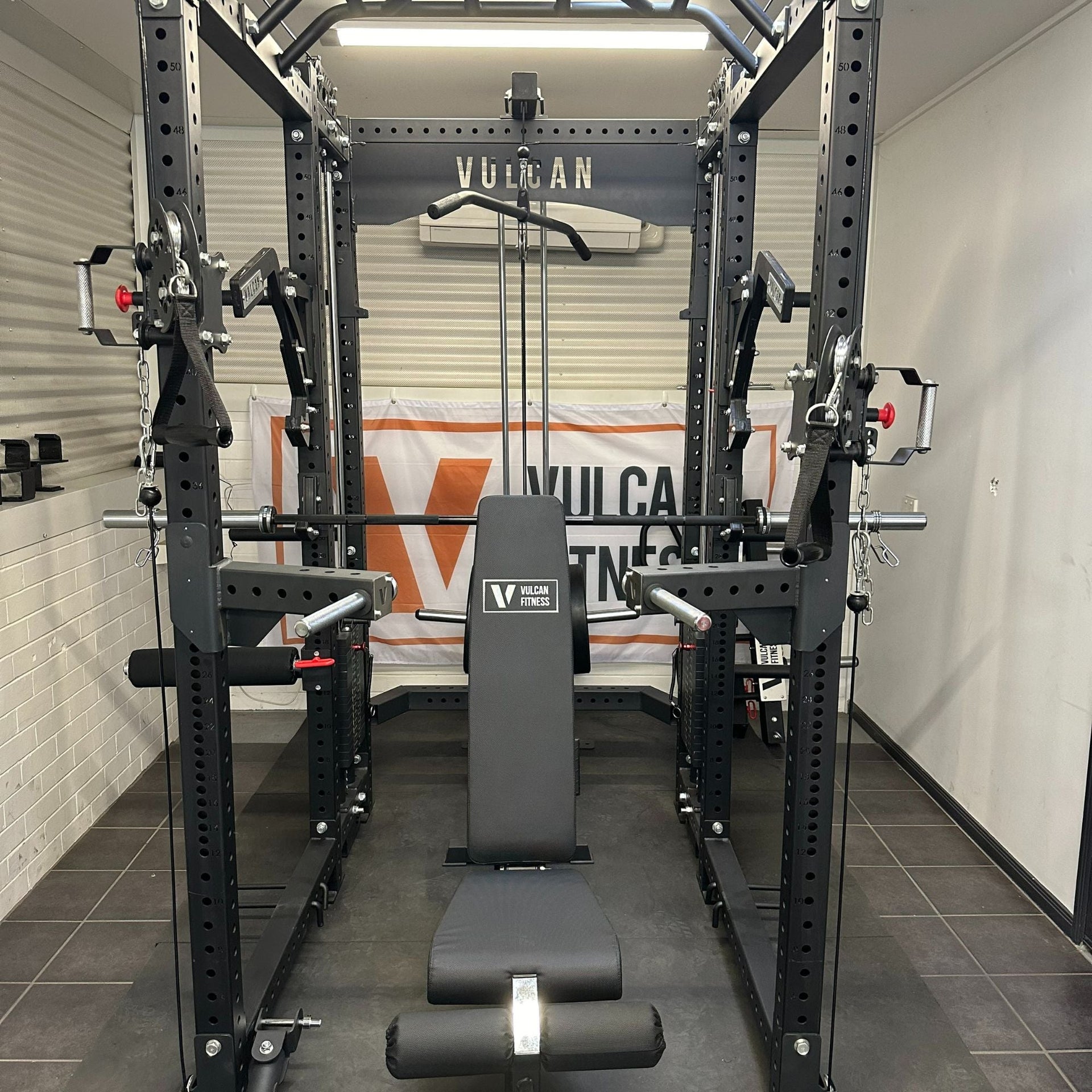 Commercial Power Rack with Olympus Attachment