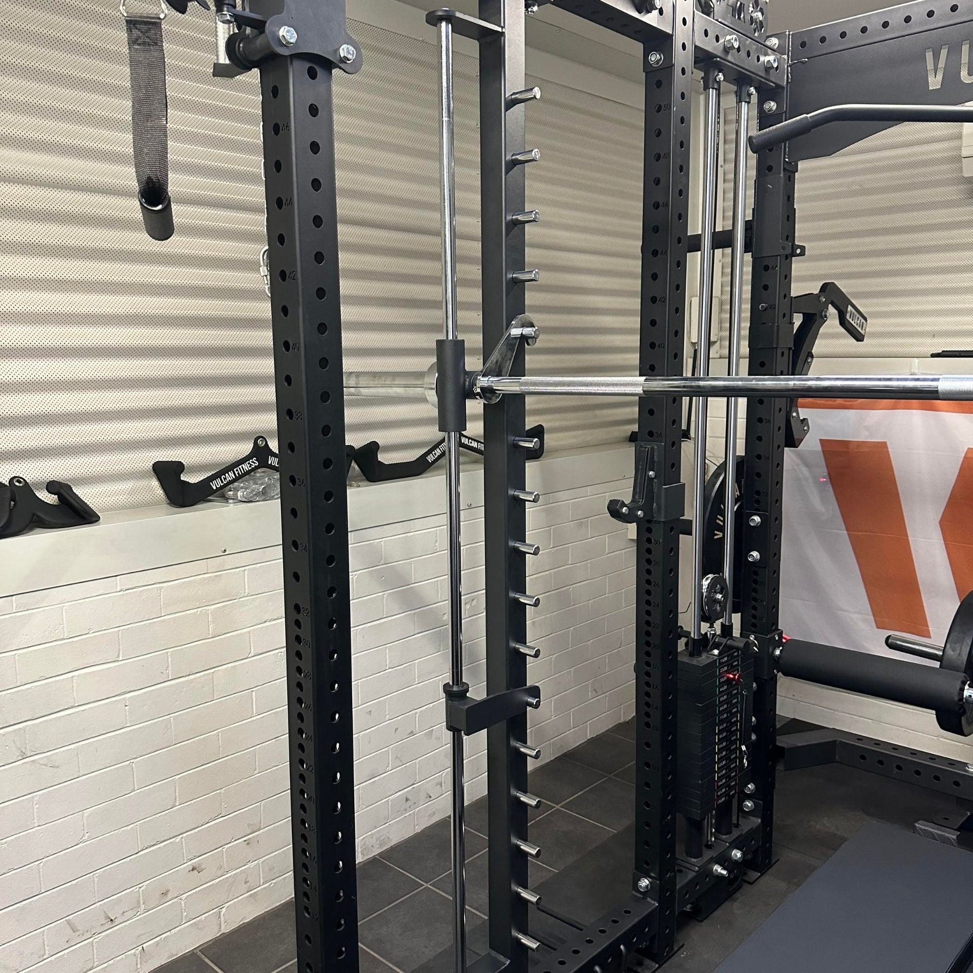 Smith Machine Attachment for Commercial Power Rack | Vulcan Fitness
