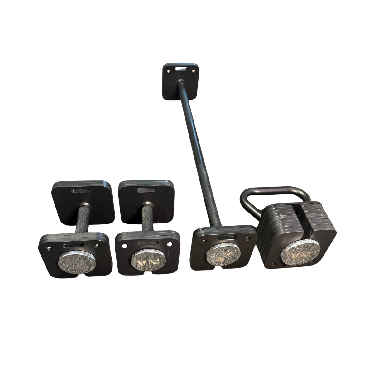 VULCAN Adjustable Dumbbell, Kettlebell and Straight Bar Package | IN STOCK