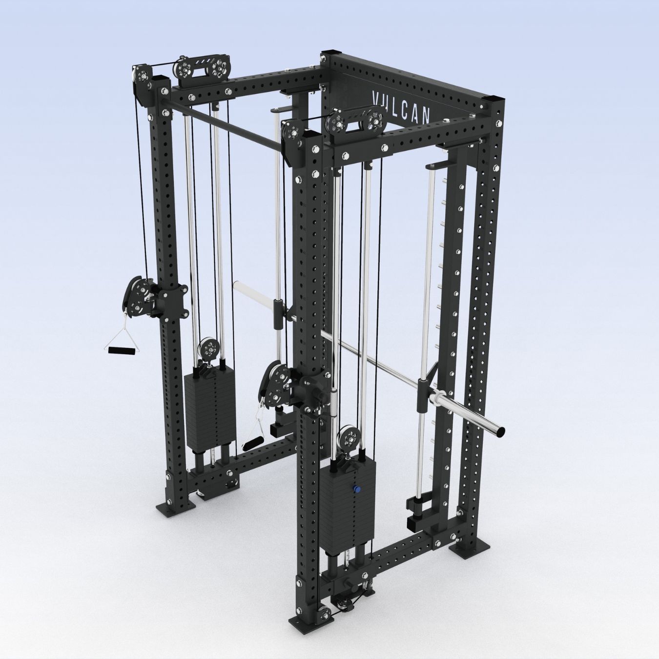 Vulcan commercial rack with smith machine