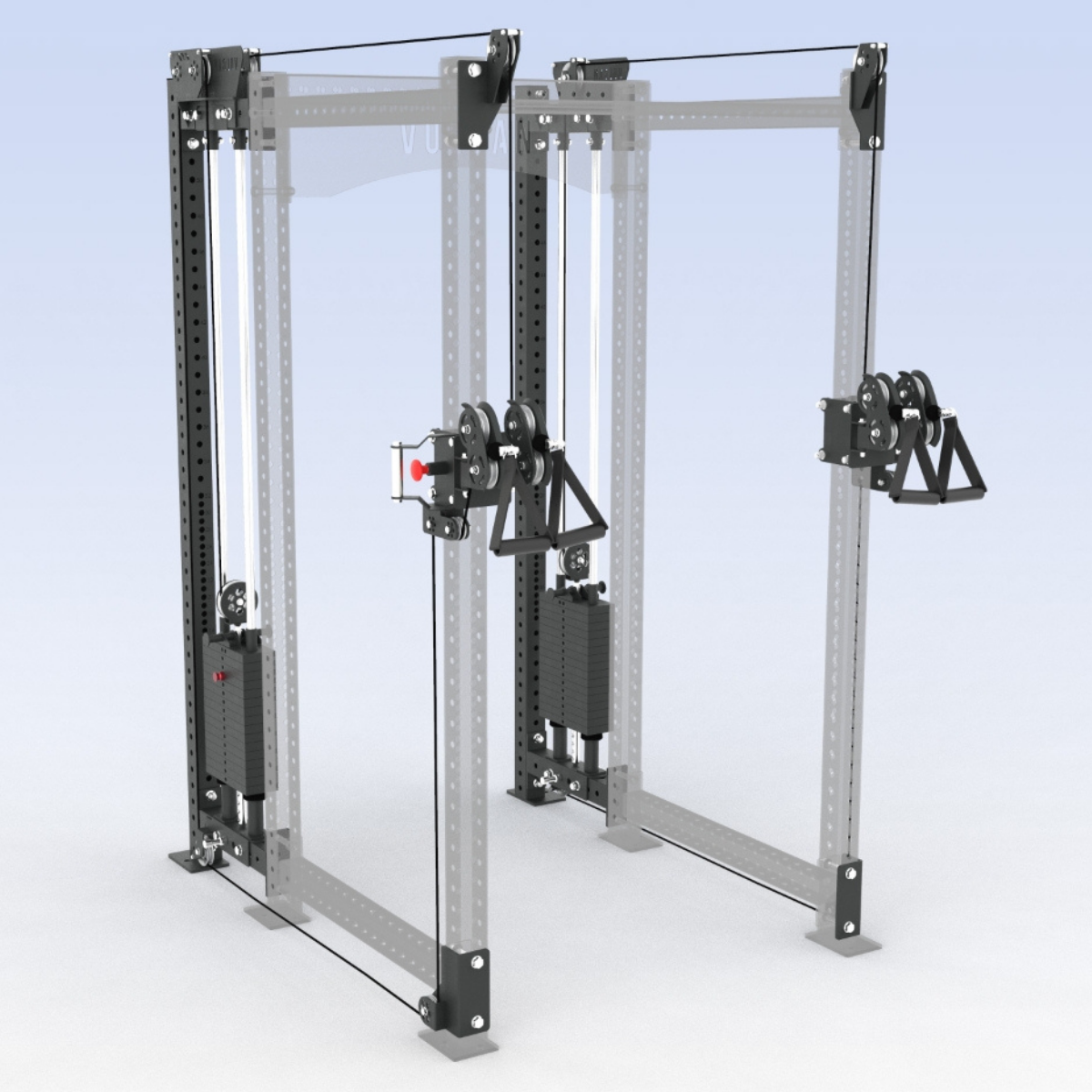 Commercial Power Rack with Olympus Attachment | Vulcan Fitness