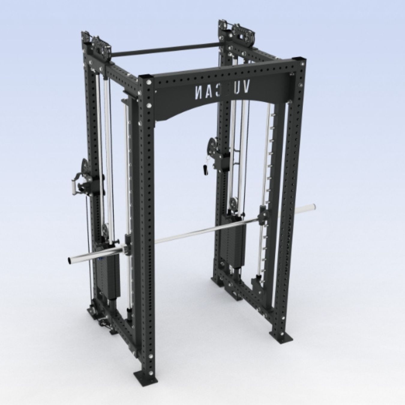 Vulcan commercial rack with smith machine