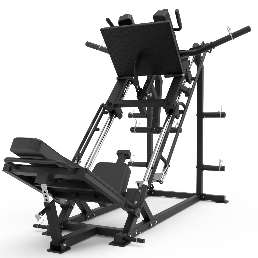 Hack Leg Press Machine Leg Press/ Hack Squat and Leg Extension/ Curl Machines