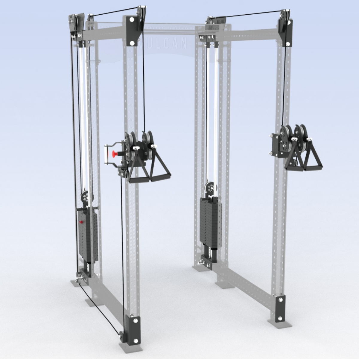 Power Rack Extension Commercial Power Rack Attachments | Vulcan Fitness