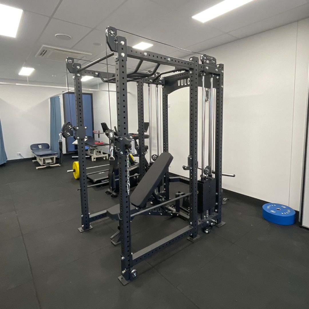 Commercial Power Rack with Olympus Attachment Vulcan Fitness