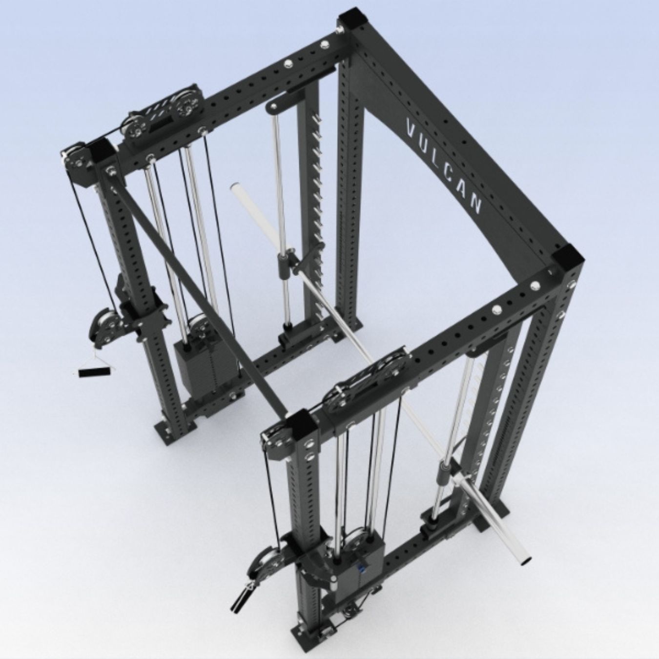 Commercial Power Rack with Olympus & Smith Machine Attachment | Vulcan ...