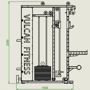 Dimensions of All-In-One Functional Trainer