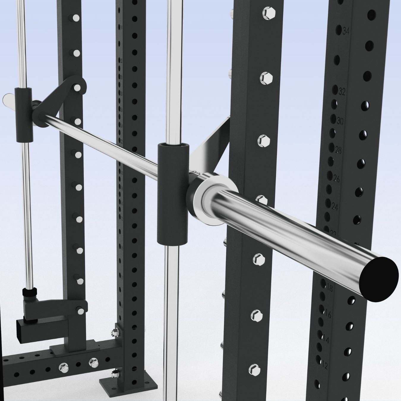 Vulcan commercial rack with smith machine