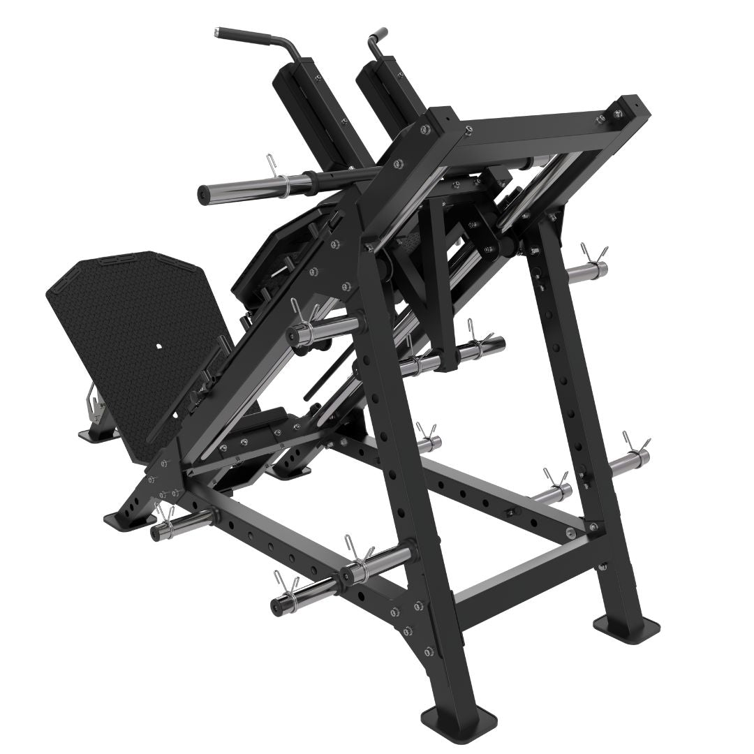 Shop Press Hack Leg Press/ Hack Squat and Leg Extension/ Curl Machines