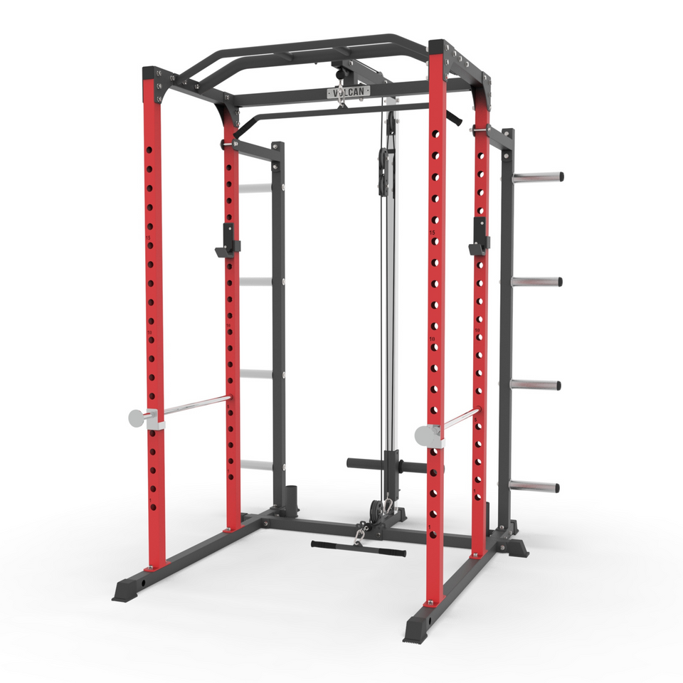 Home Gym Power Rack with Lat/Row and Extension Vulcan Fitness