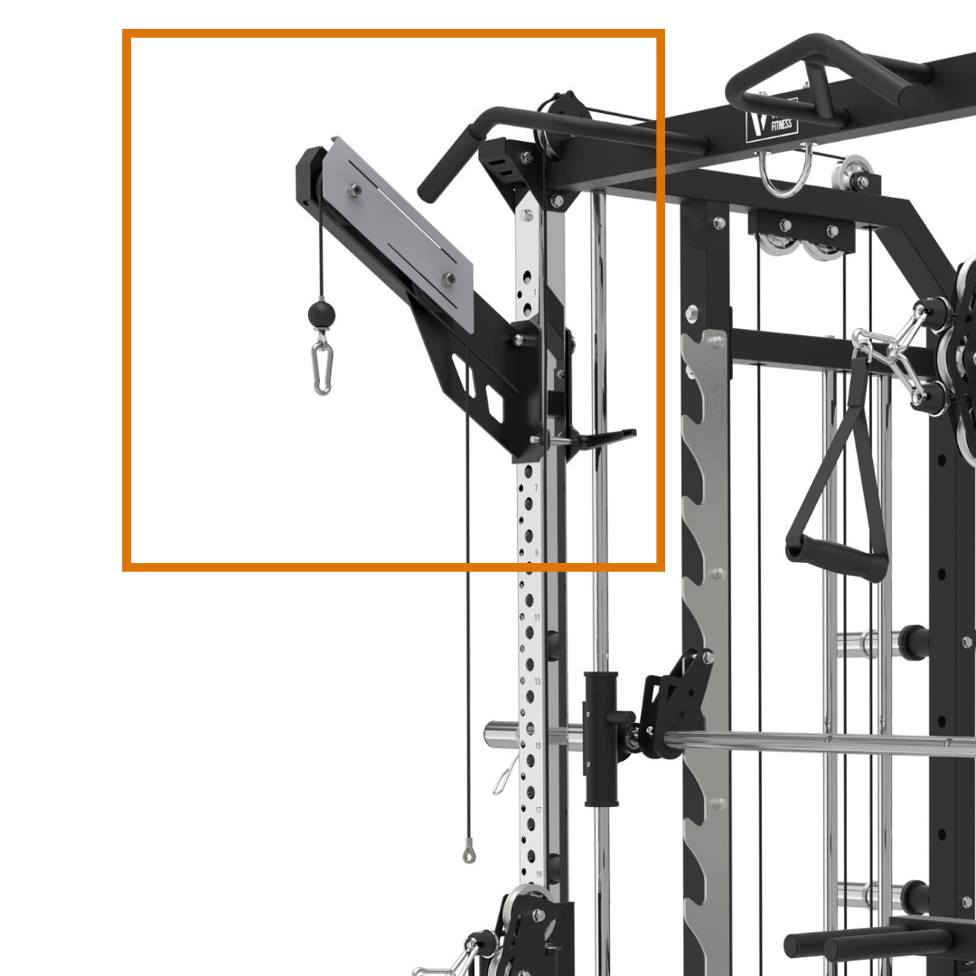 Lat pulldown extension