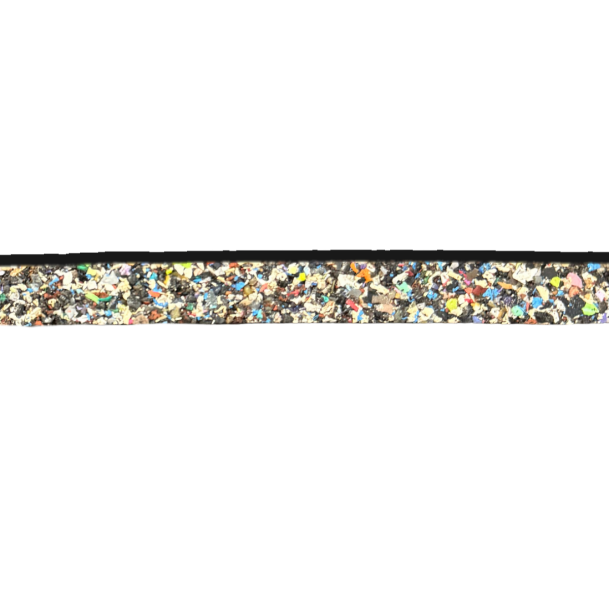 VULCAN 20mm EPDM Rubber Tile Ramp Edge Black (50cm Long) | PRE-ORDER LATE AUGUST