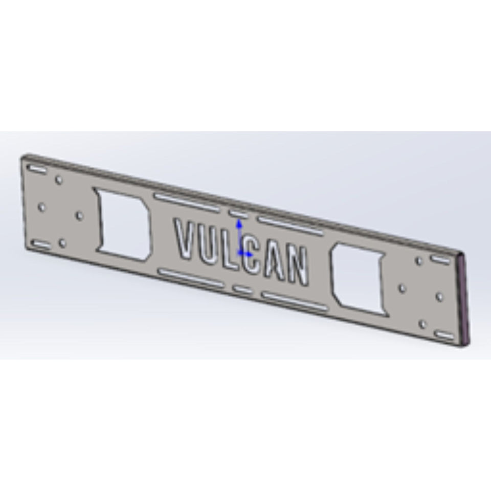 VULCAN Wall-Mount Stringer Pair for Commercial Power Racks & Rigs