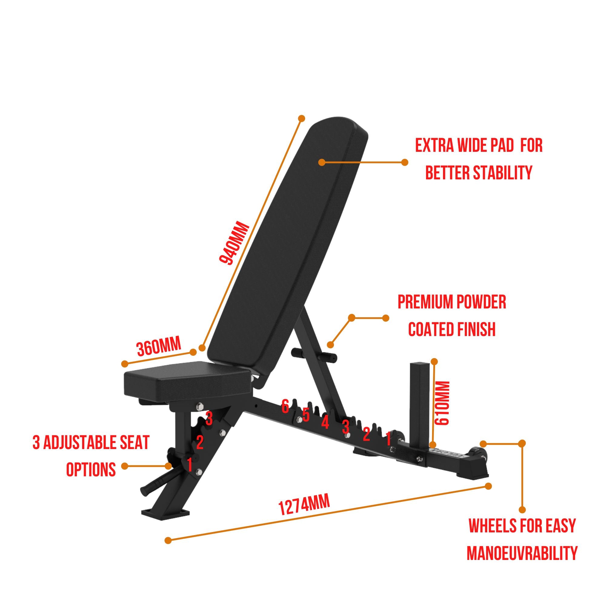 Vulcan prime adjustable online bench