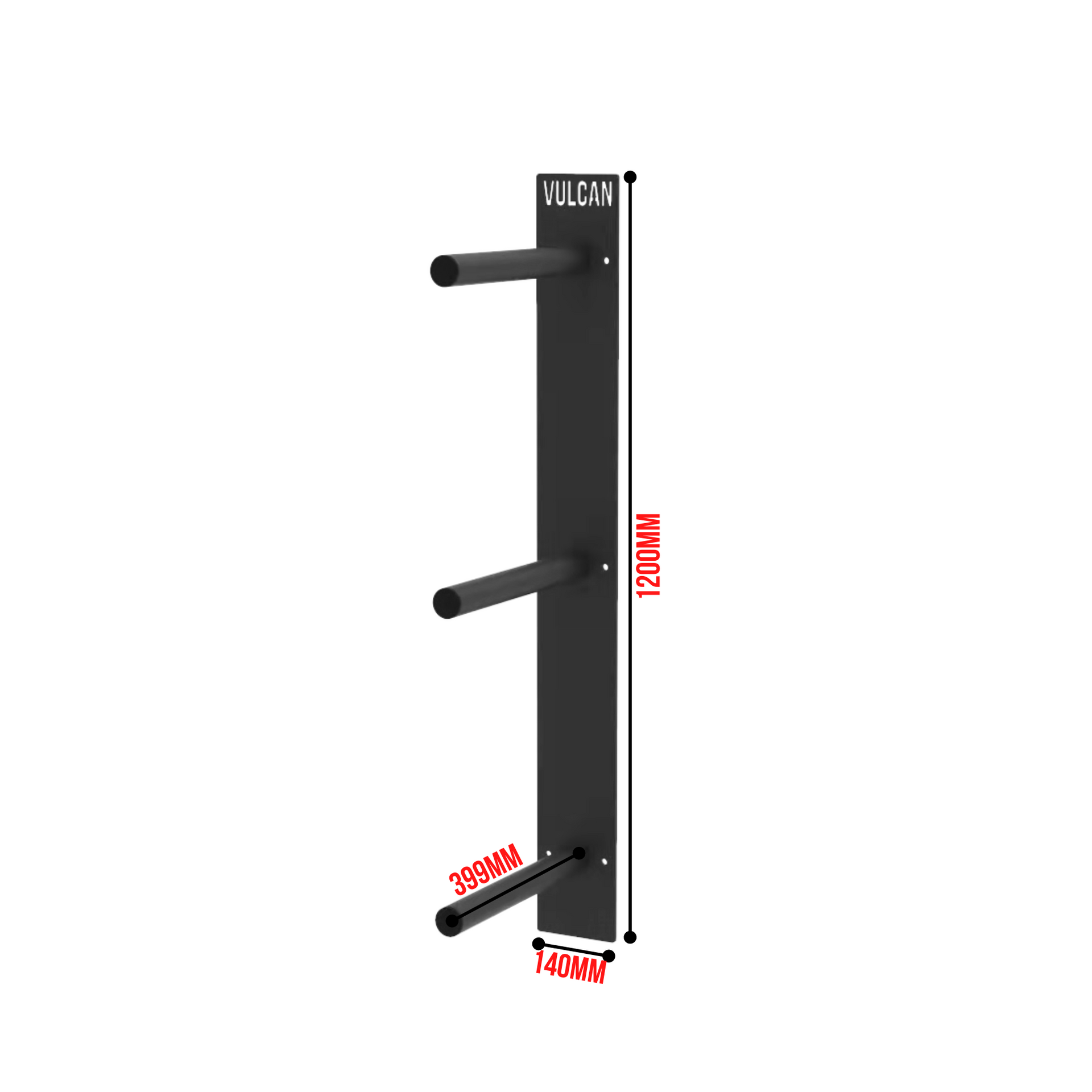 VULCAN Wall Mounted Plate Storage 3 Pin IN STOCK