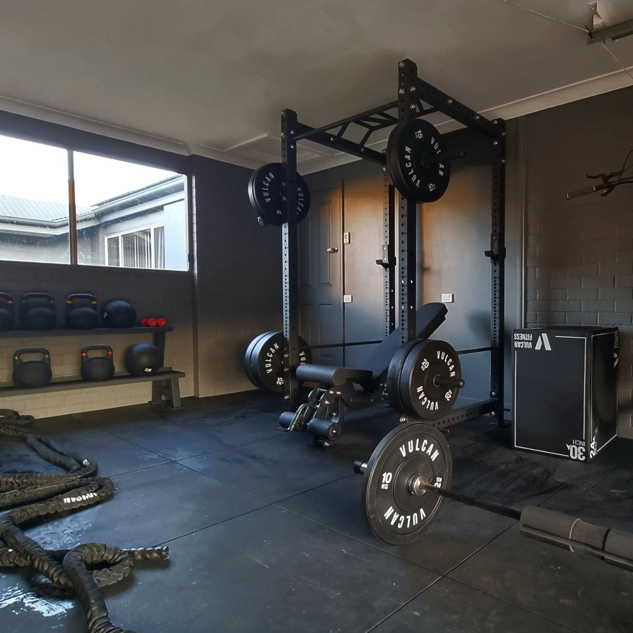 commercial power rack for training & home gym