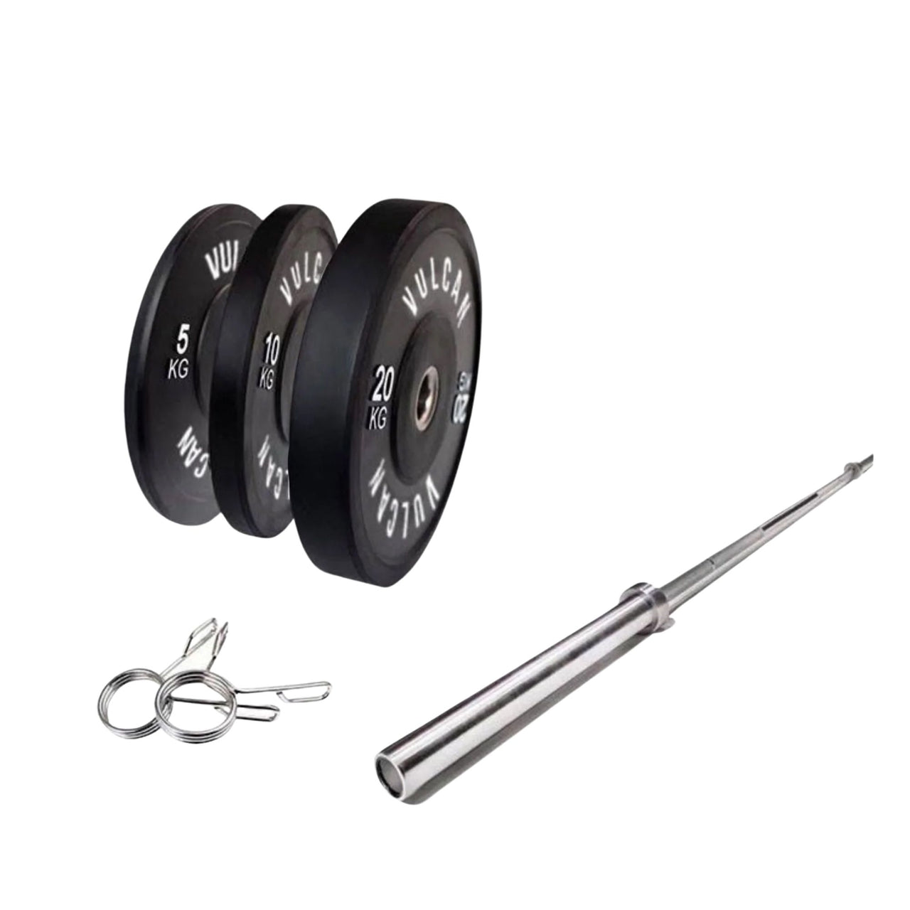 barbell and weight plates package