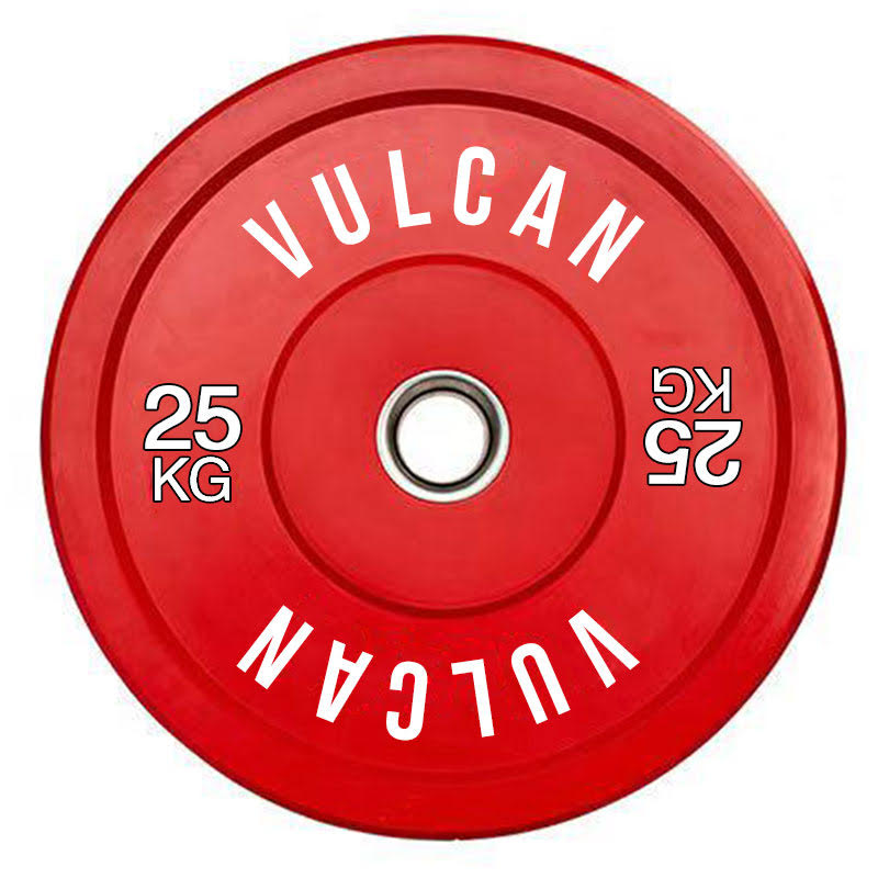 VULCAN Olympic Colour Bumper Plates 150KG SET PRE ORDER MID LATE F