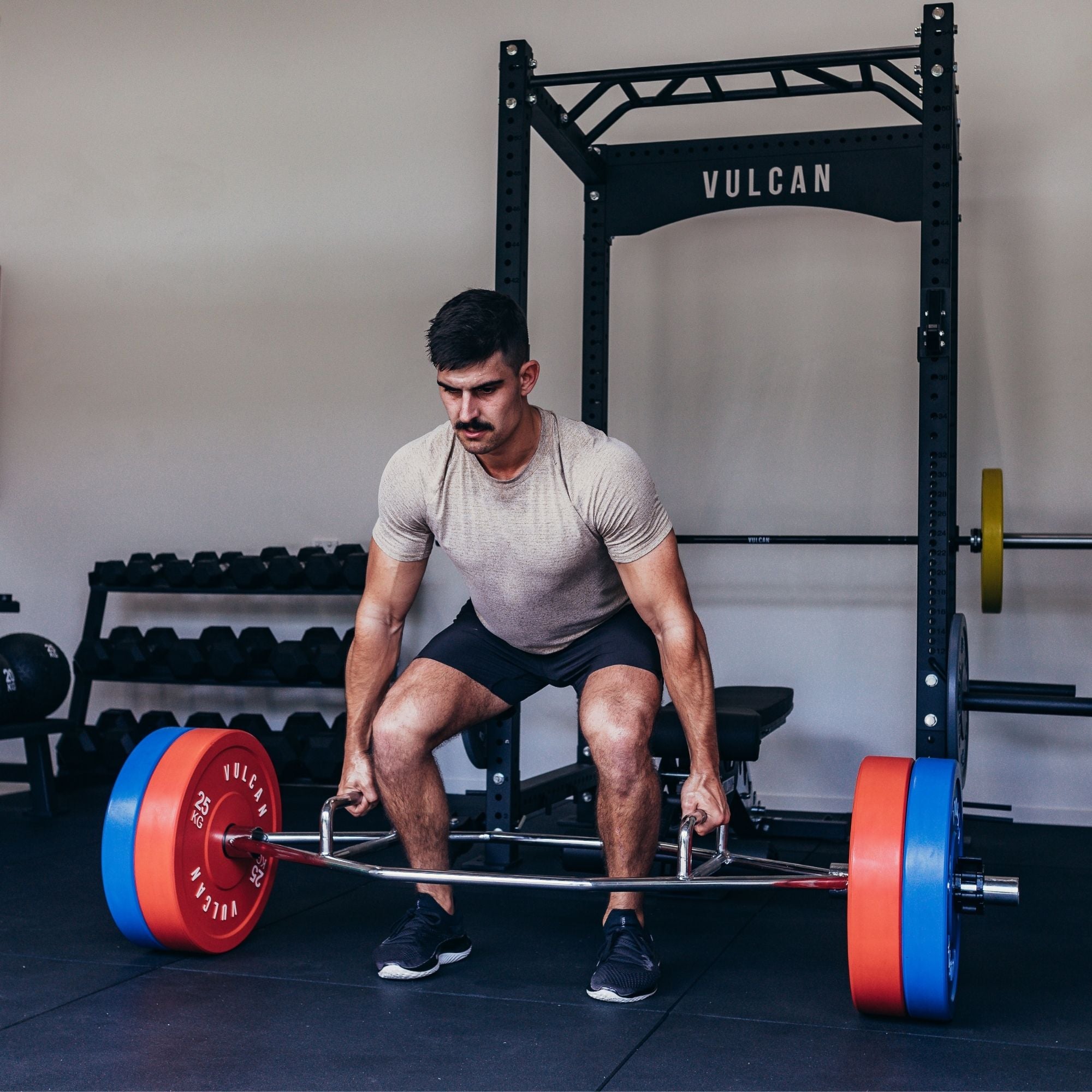 Deadlift bar with discount weights