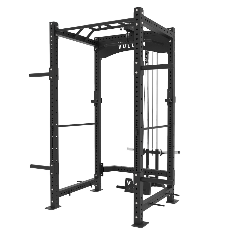 Commercial Power Rack & LatPulldown / Low Row Attachment Vulcan Fitness