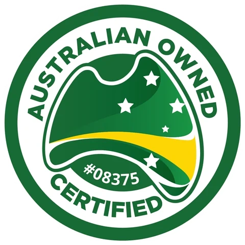 Australian Owned Certified badge #08375